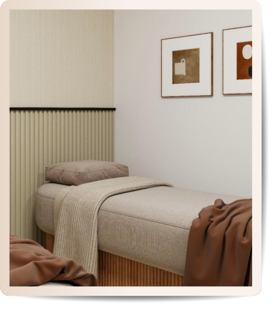 Comfortable lounge area