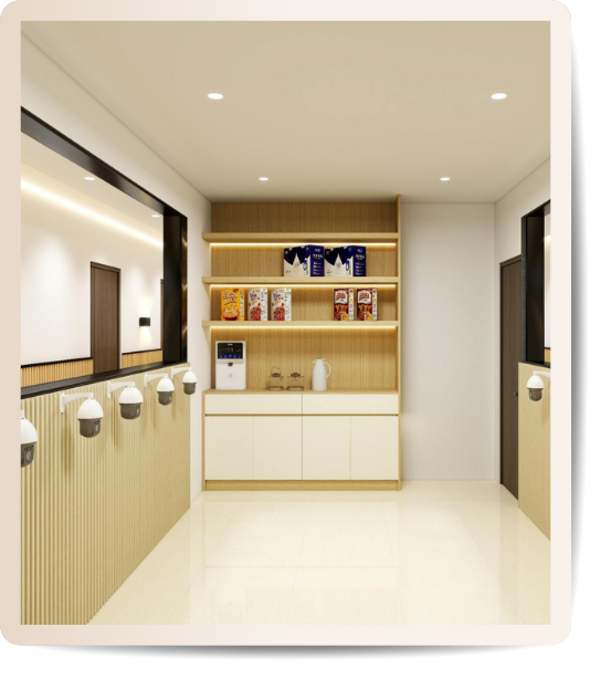 Nursery with monitoring system